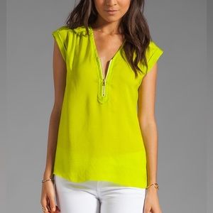 Rebecca Taylor Lime Top